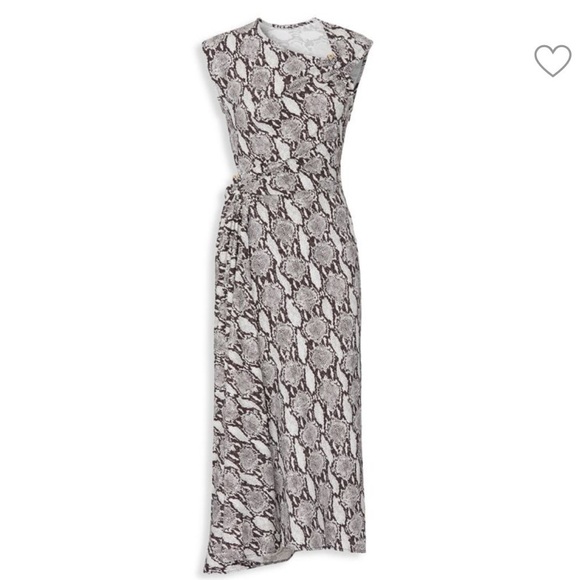 A. L.C.
Beale Snakeskin Print Cutout Midi Dress size 14 - Picture 4 of 12